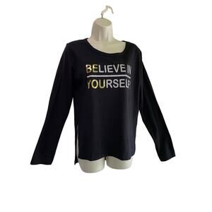 Zelos, "Believe in Yourself", Long Sleeve‎ T, Medium
